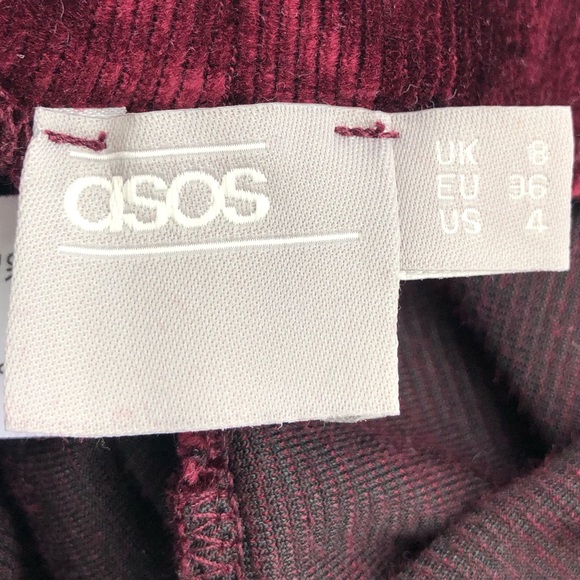 5/$20 Red corduroy leggings, size 4 - Picture 9 of 9